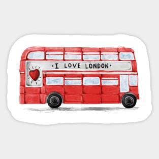 London Bus Sticker